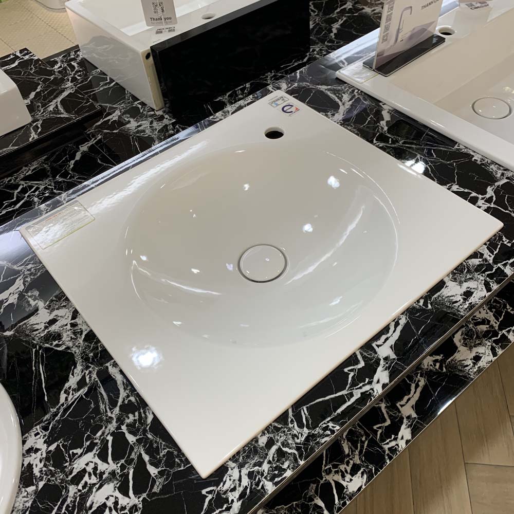 Chậu lavabo dương vành Caesar LF5038 - 6