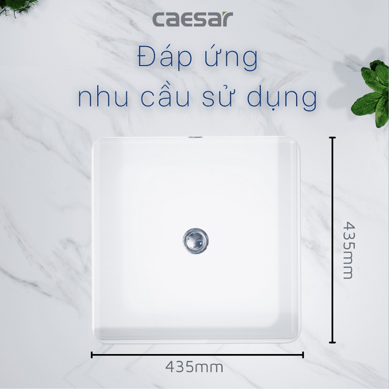 Chậu rửa mặt lavabo âm bàn Caesar LF5127 - 11