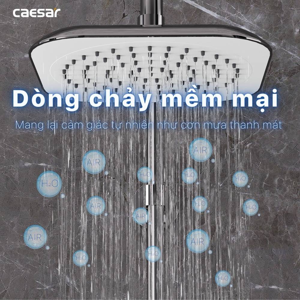 Bộ sen cây tắm đứng nóng lạnh Caesar BS125+S173C - 16