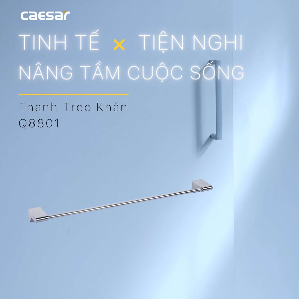Thanh treo khăn Caesar Q8801 - 6
