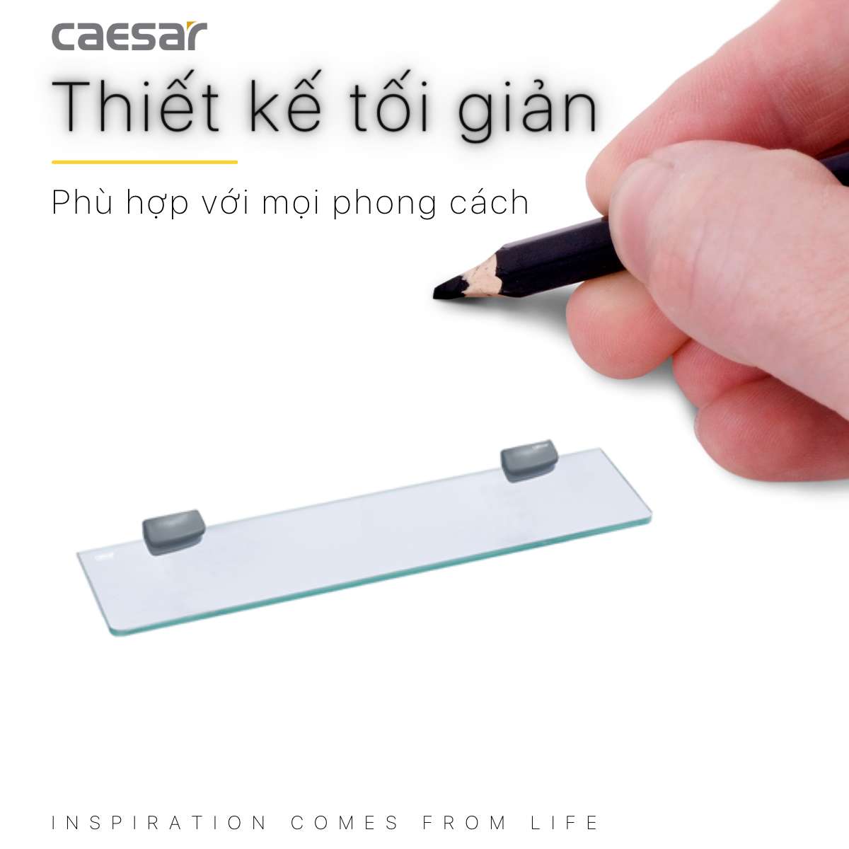 Kệ kính cường lực Caesar Q780V - 4
