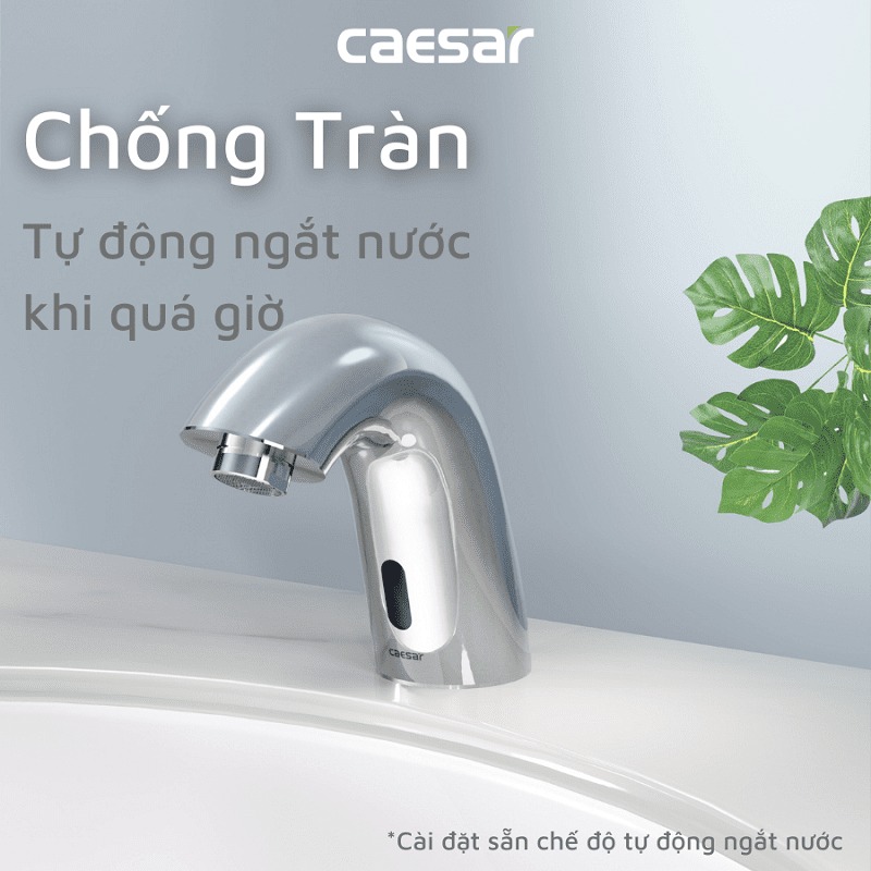 Vòi chậu lavabo cảm ứng nước lạnh Caesar A911 - 17