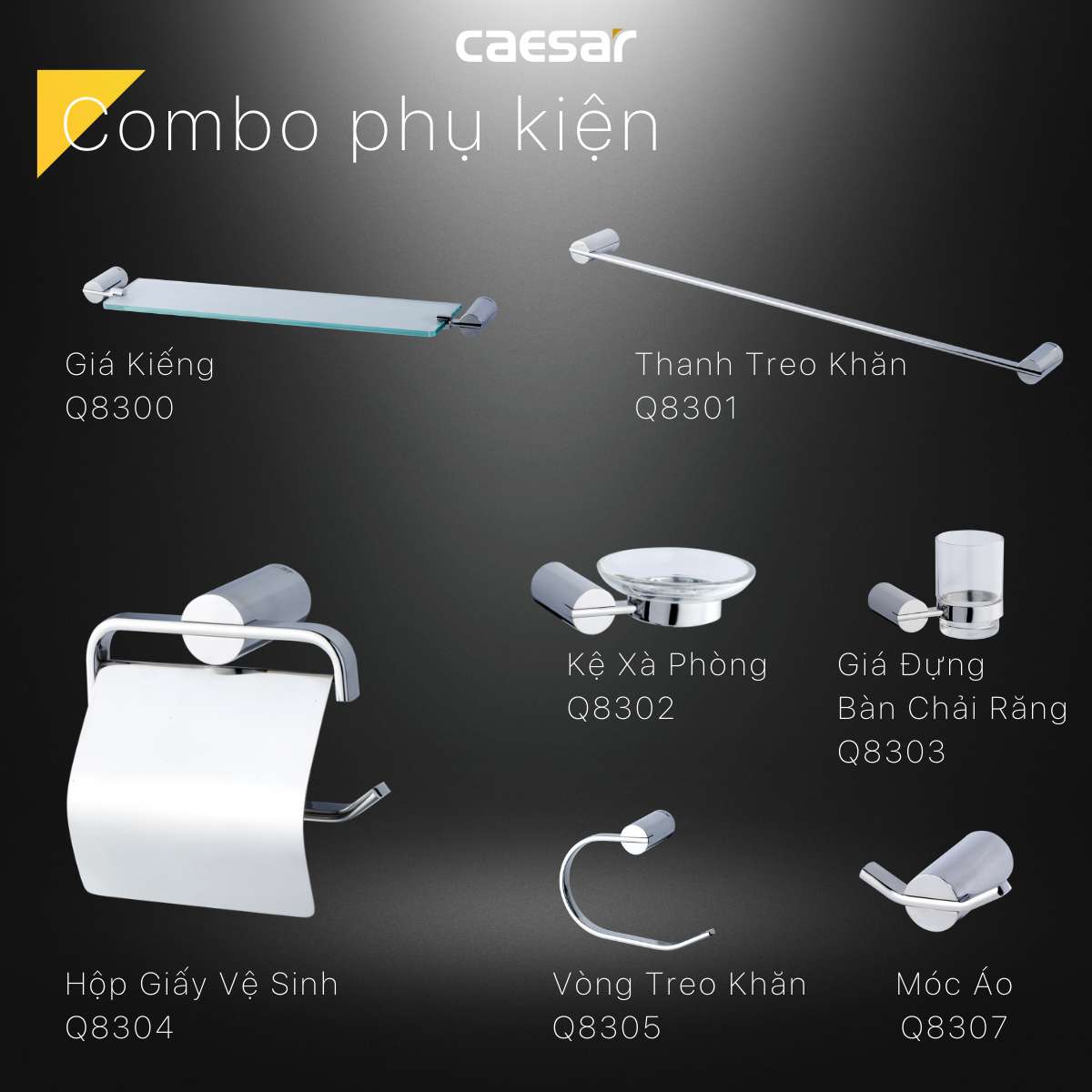 Kệ xà phòng Caesar Q8302 - 13