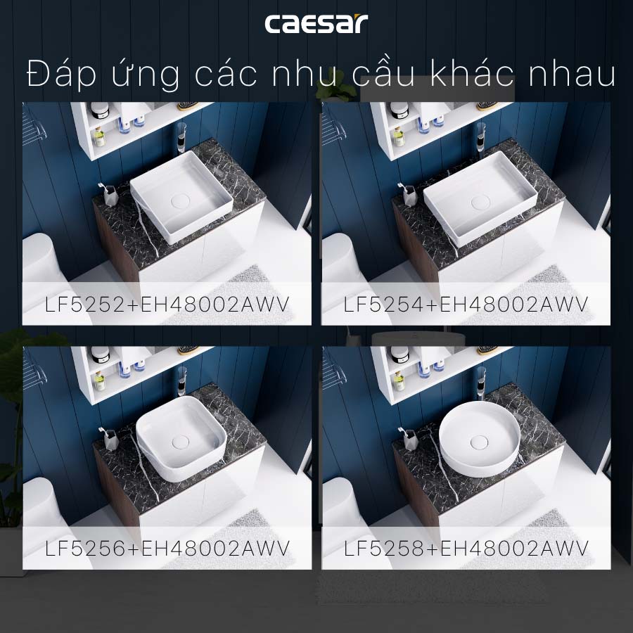 Bộ tủ lavabo Caesar L5262+EH48002AWV - 12