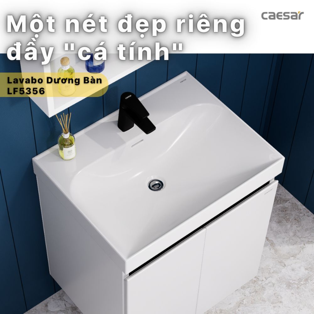 Chậu rửa lavabo đặt bàn Caesar LF5356 - 8