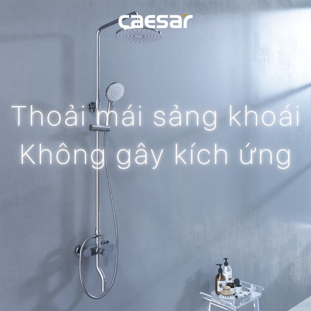 Bộ sen tắm cây nóng lạnh Caesar S578C - 8