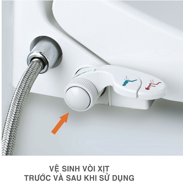 Nắp bồn cầu rửa cơ Caesar TAF050 - 4