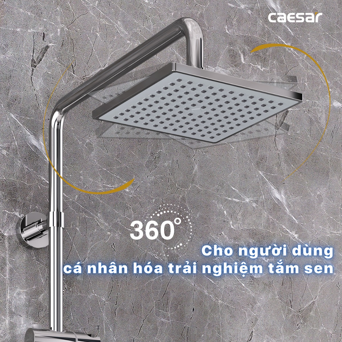 Sen cây tắm đứng Caesar BS124 - 10