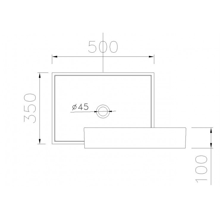 Chậu lavabo đặt bàn Caesar LF5254