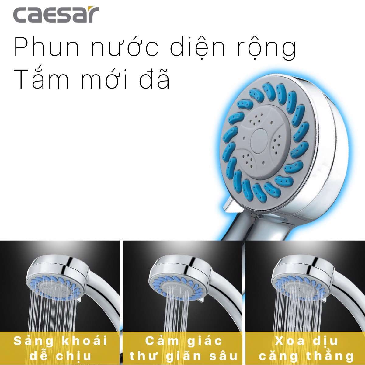 Tay sen tắm 3 chế độ Caesar SH133 - 5