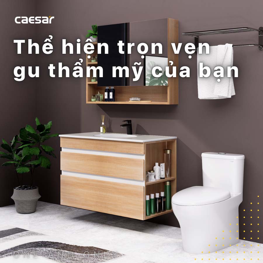 Tủ lavabo Caesar EH15028DDRW7V - 5