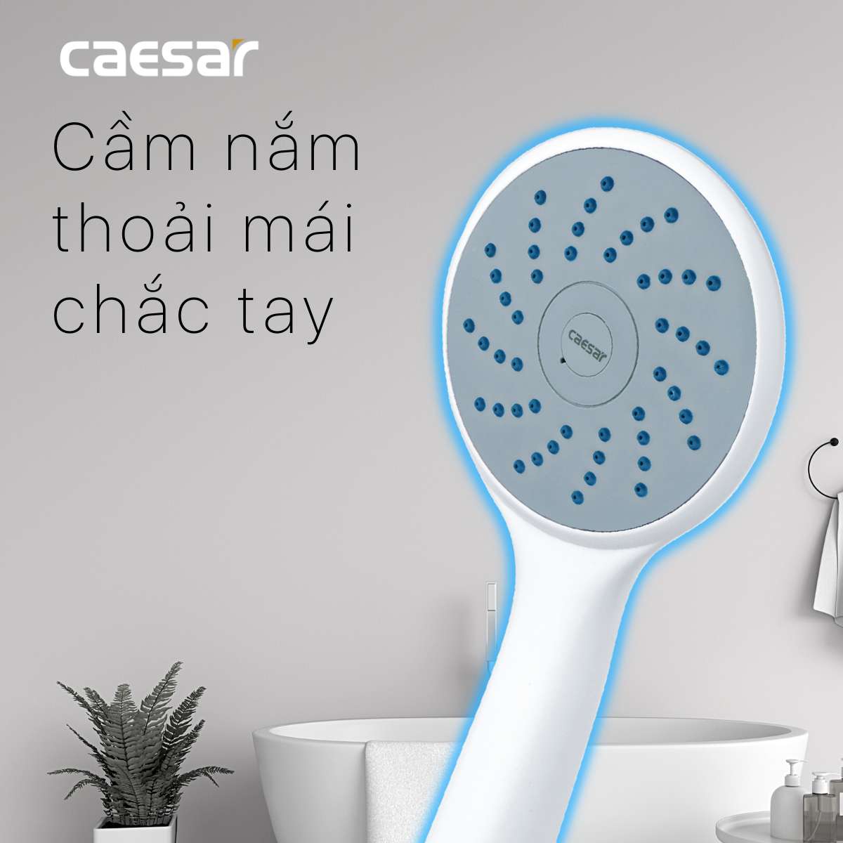 Tay sen tắm nhựa Caesar SH211W - 7