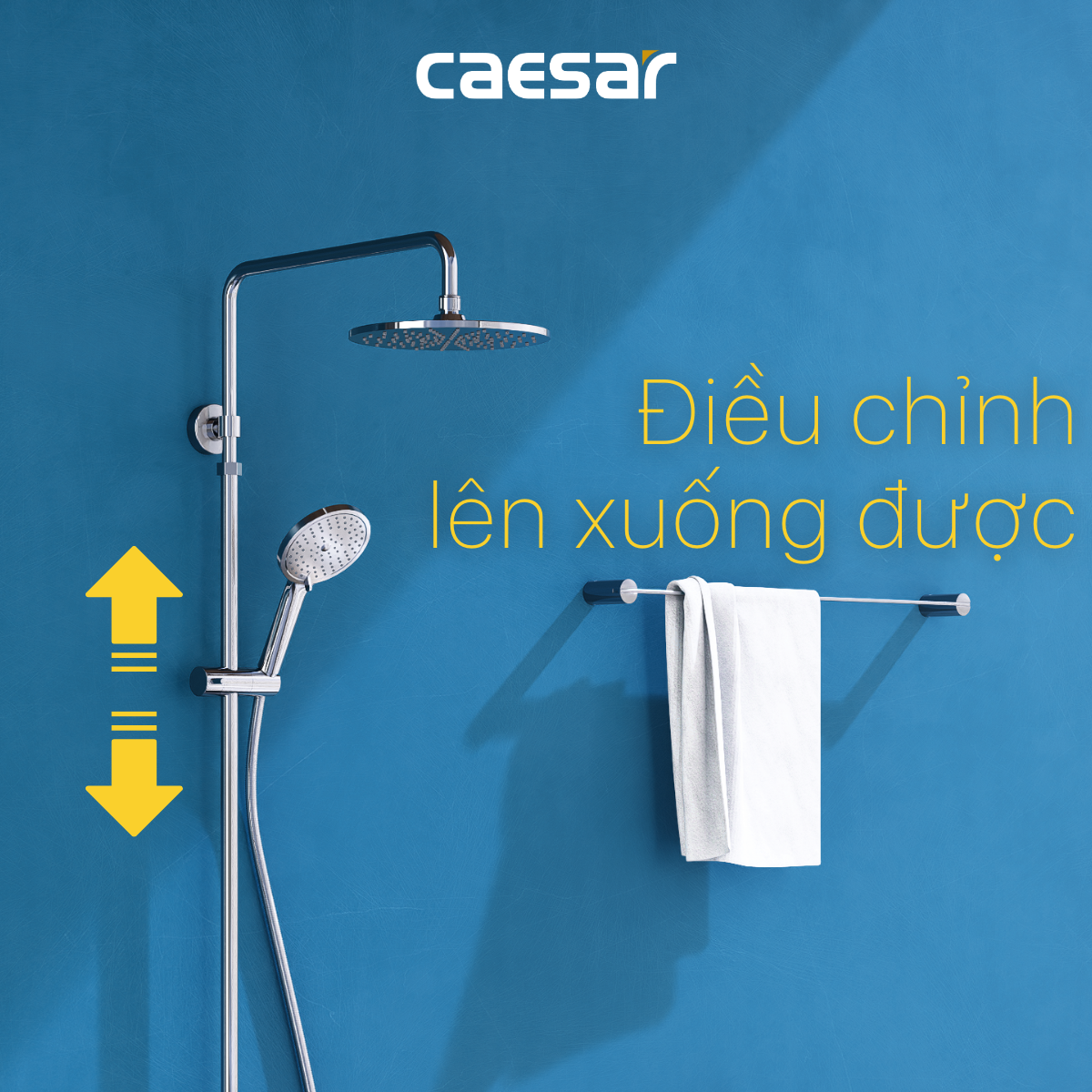 Bộ sen tắm cây nóng lạnh Caesar S338C - 21