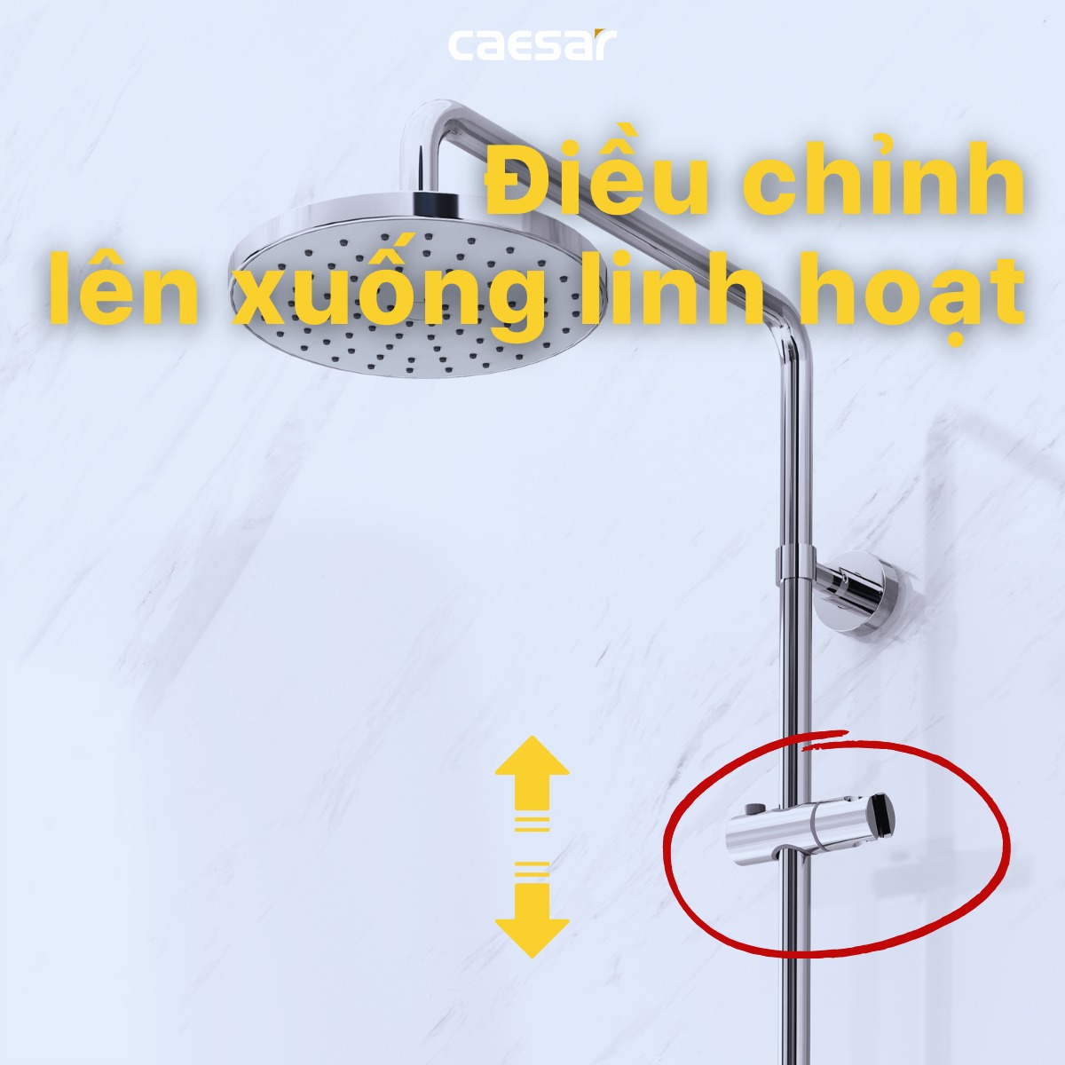 Sen cây tắm đứng Caesar BS122 - 11