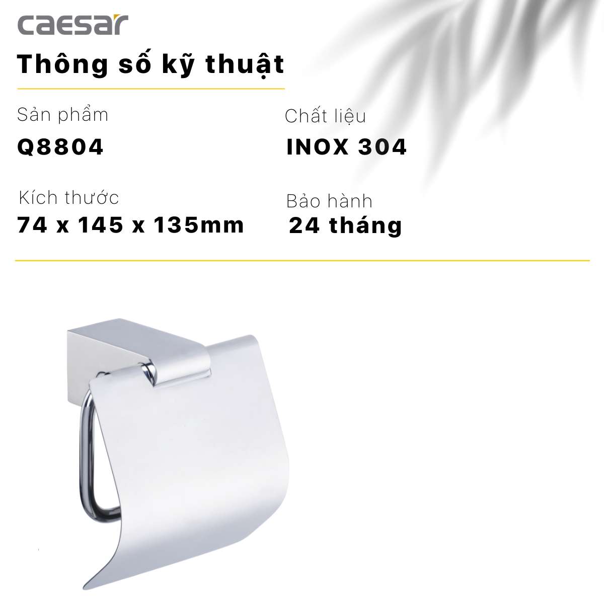 Hộp đựng giấy vệ sinh Caesar Q8804 - 14