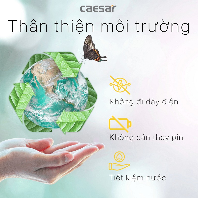 Van xả cảm ứng bồn tiểu nam Caesar A672 - 3