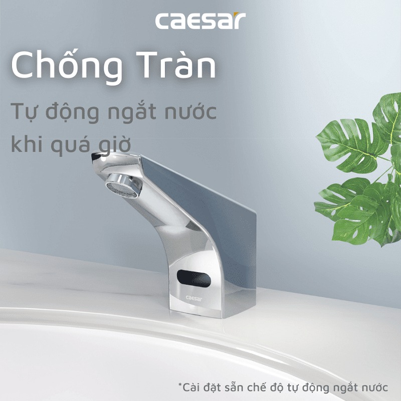 Vòi chậu lavabo cảm ứng nước lạnh Caesar A912 - 14