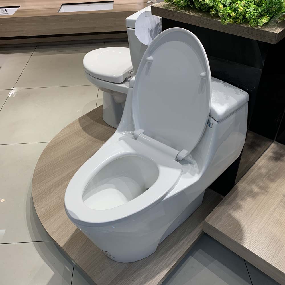 Bồn cầu 1 khối Caesar C1353 nắp êm - 4