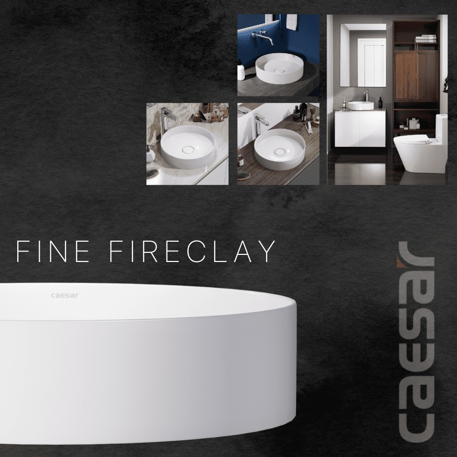 Chậu lavabo đặt bàn Caesar LF5258 - 15