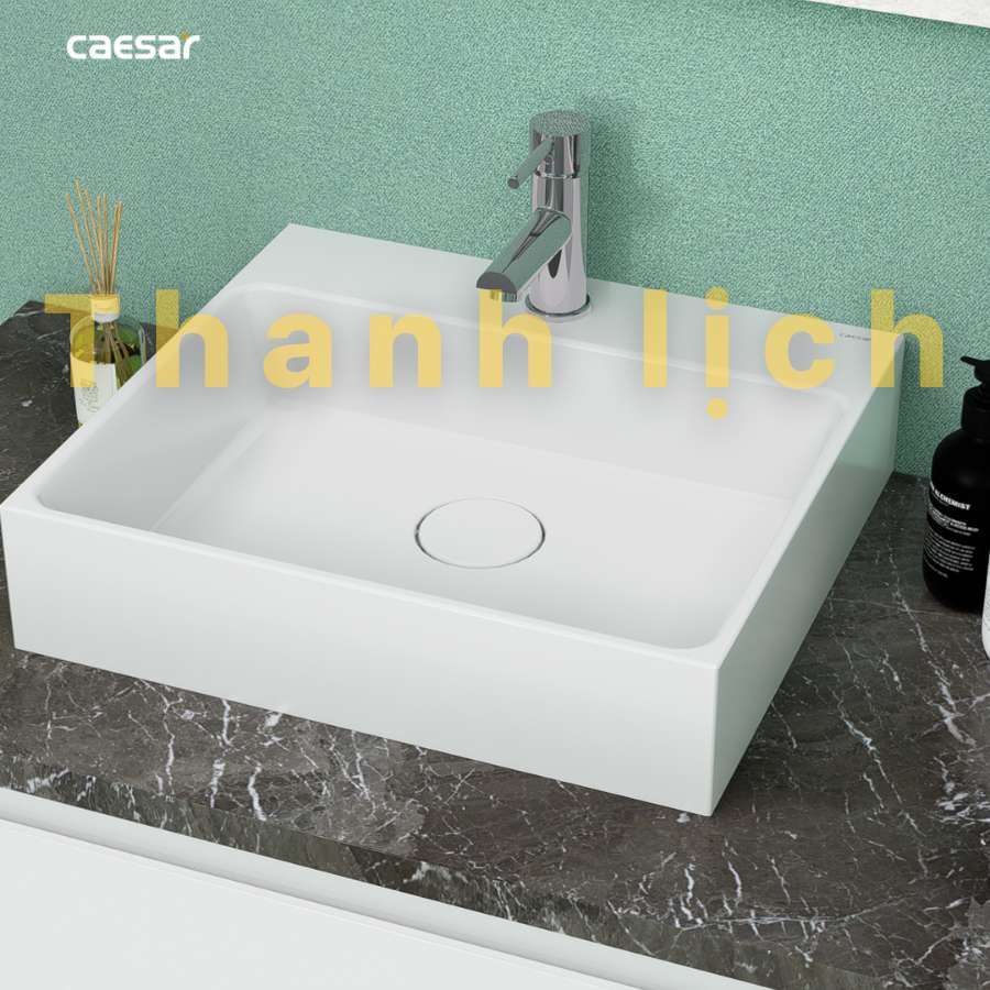 Chậu lavabo đặt bàn Caesar LF5257 - 17