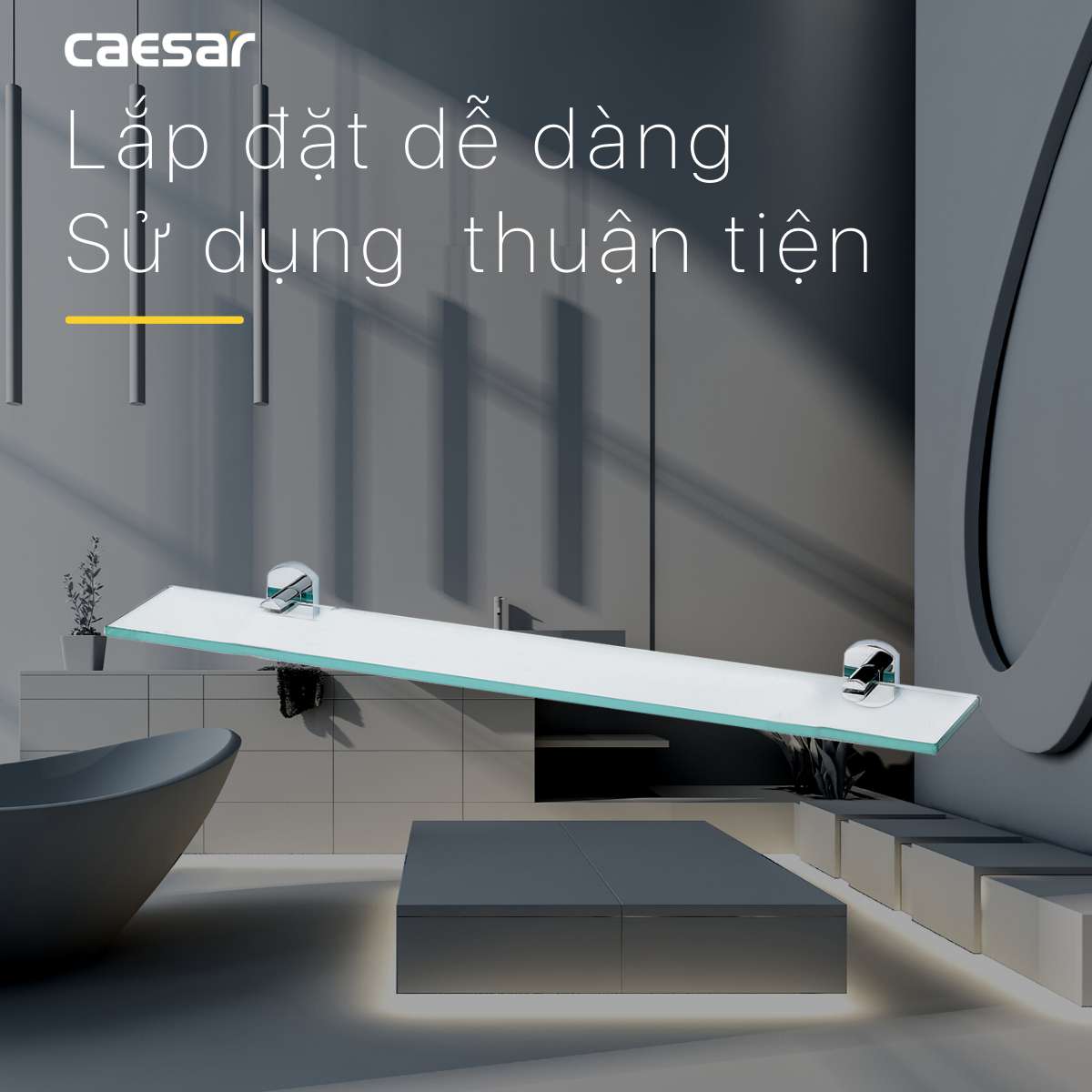 Kệ kính Caesar Q7300V - 15