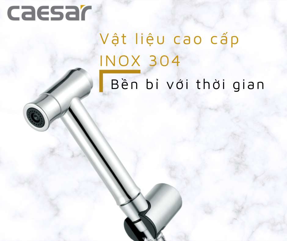 Vòi xịt vệ sinh Caesar BS310CW - 10