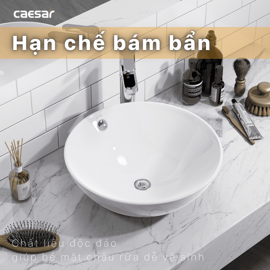 Chậu lavabo đặt bàn Caesar L5215 - 16