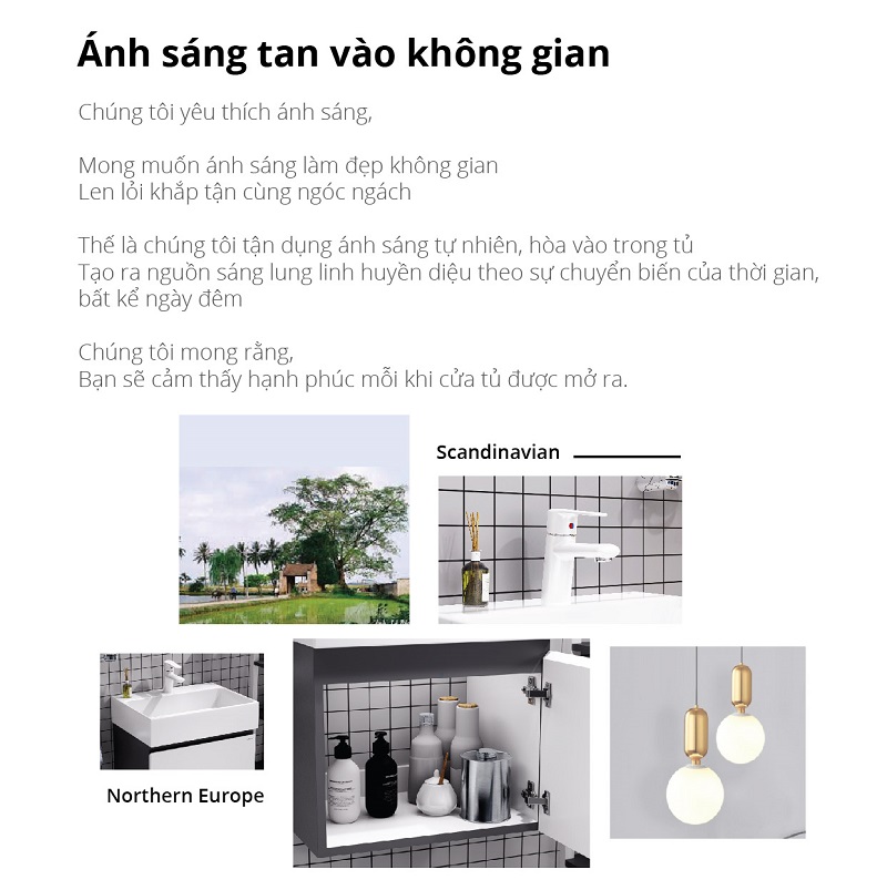 Bộ tủ lavabo Caesar LF5259+EH05259ATGV - 13