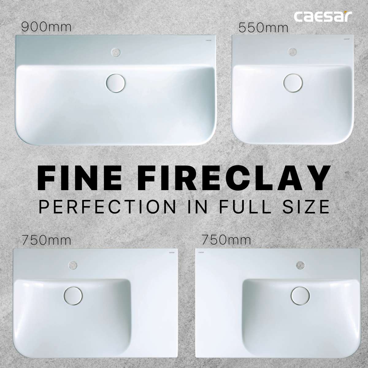 Chậu lavabo treo tường Caesar LF5370 - 4