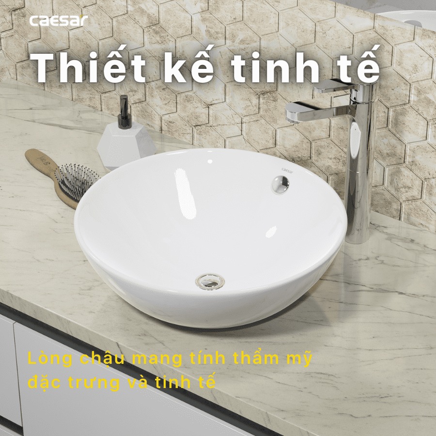 Chậu lavabo đặt bàn Caesar L5215 - 18