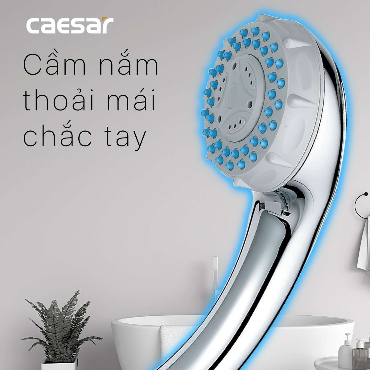Tay sen tắm 3 chế độ Caesar SH335 - 8