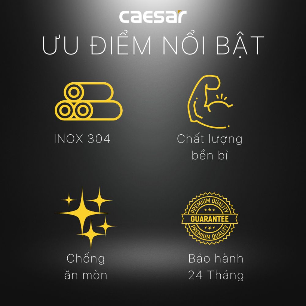 Van khóa nước chữ T Caesar BF428 - 5
