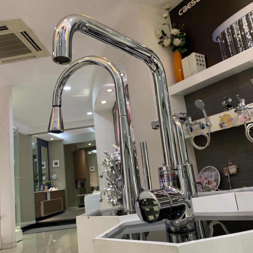 Vòi bếp nóng lạnh Caesar K685C - 5