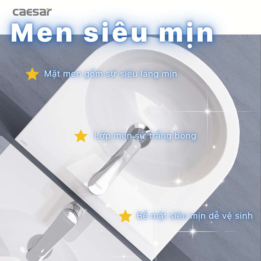 Chậu rửa lavabo treo tường Caesar L2140 - 7