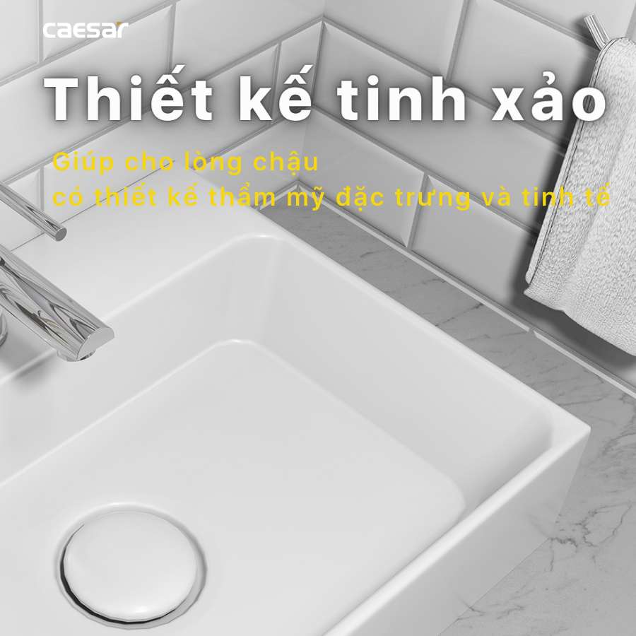 Chậu lavabo đặt bàn Caesar LF5259 - 12