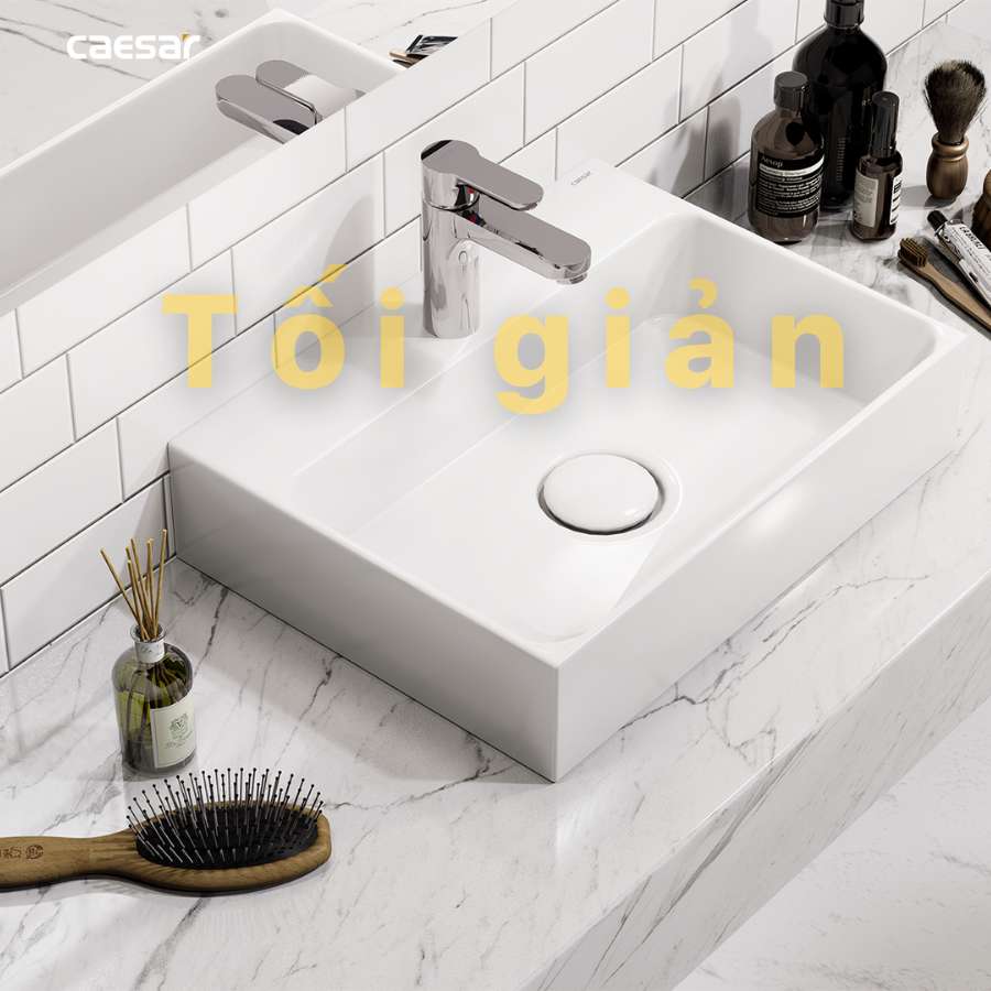 Chậu lavabo đặt bàn Caesar LF5259 - 16