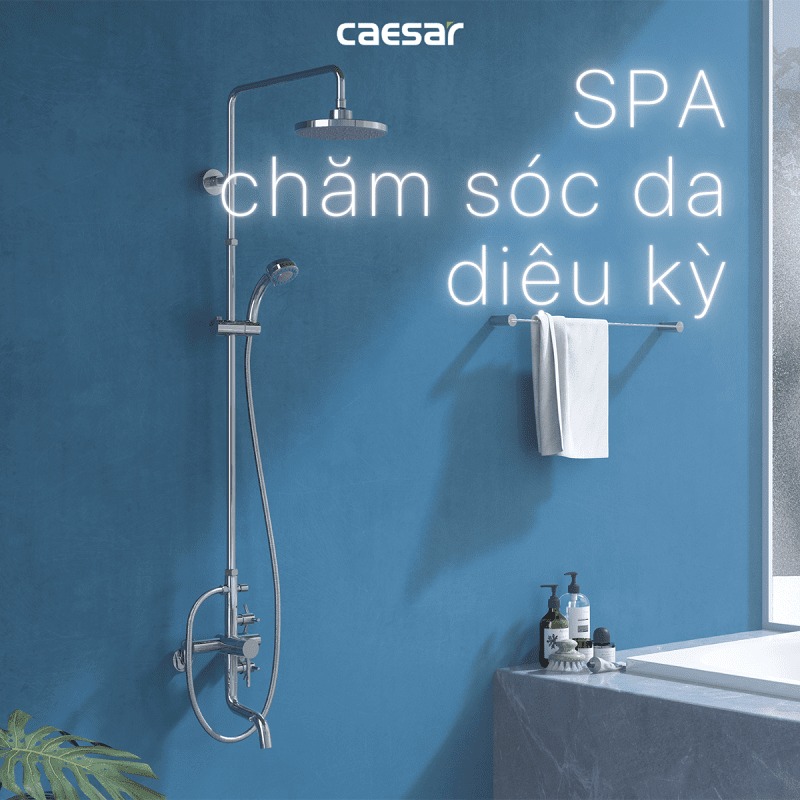 Bộ sen tắm cây nóng lạnh Caesar S488C - 15