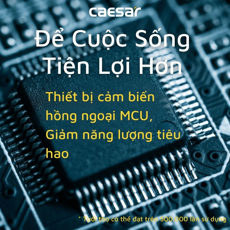 Vòi chậu lavabo cảm ứng nước lạnh Caesar A912 - 15