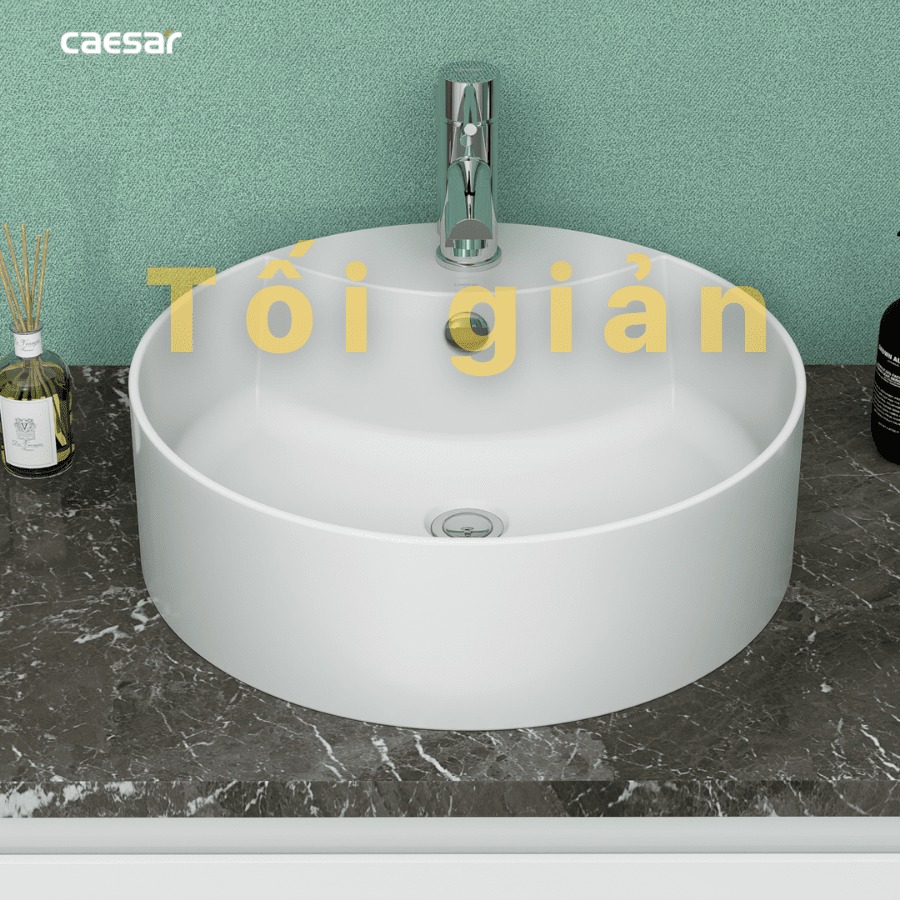 Chậu lavabo đặt bàn Caesar LF5240 - 21