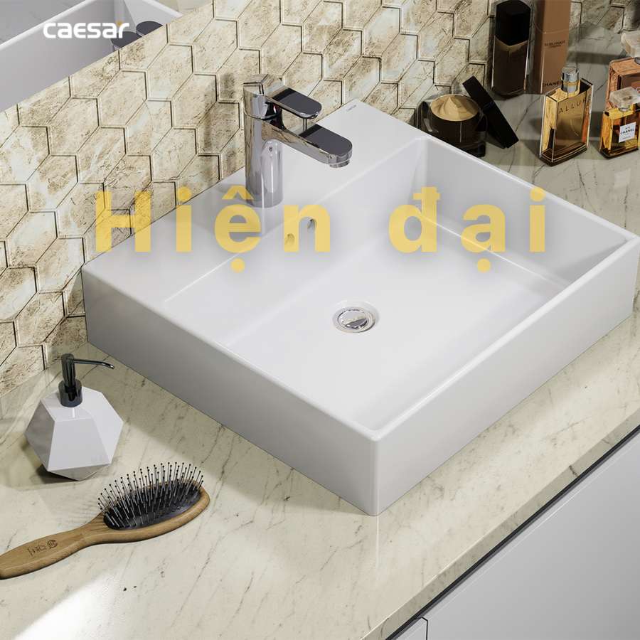 Chậu lavabo đặt bàn Caesar LF5263 - 18