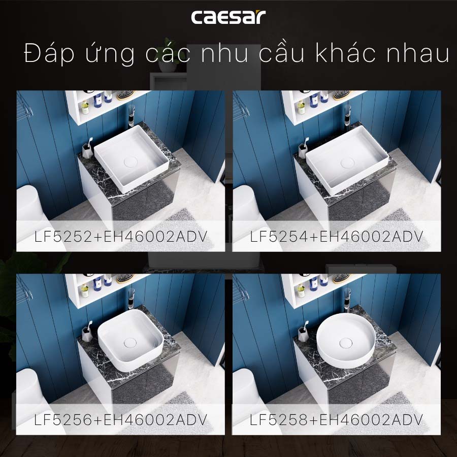 Bộ tủ lavabo Caesar L5262+EH46002ADV - 12