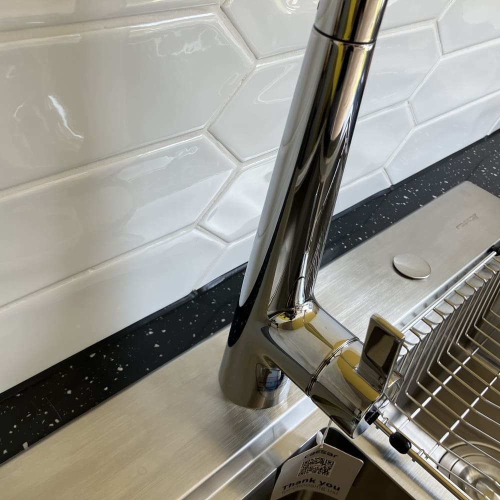 Vòi bếp dây rút nóng lạnh Caesar K905C - 7