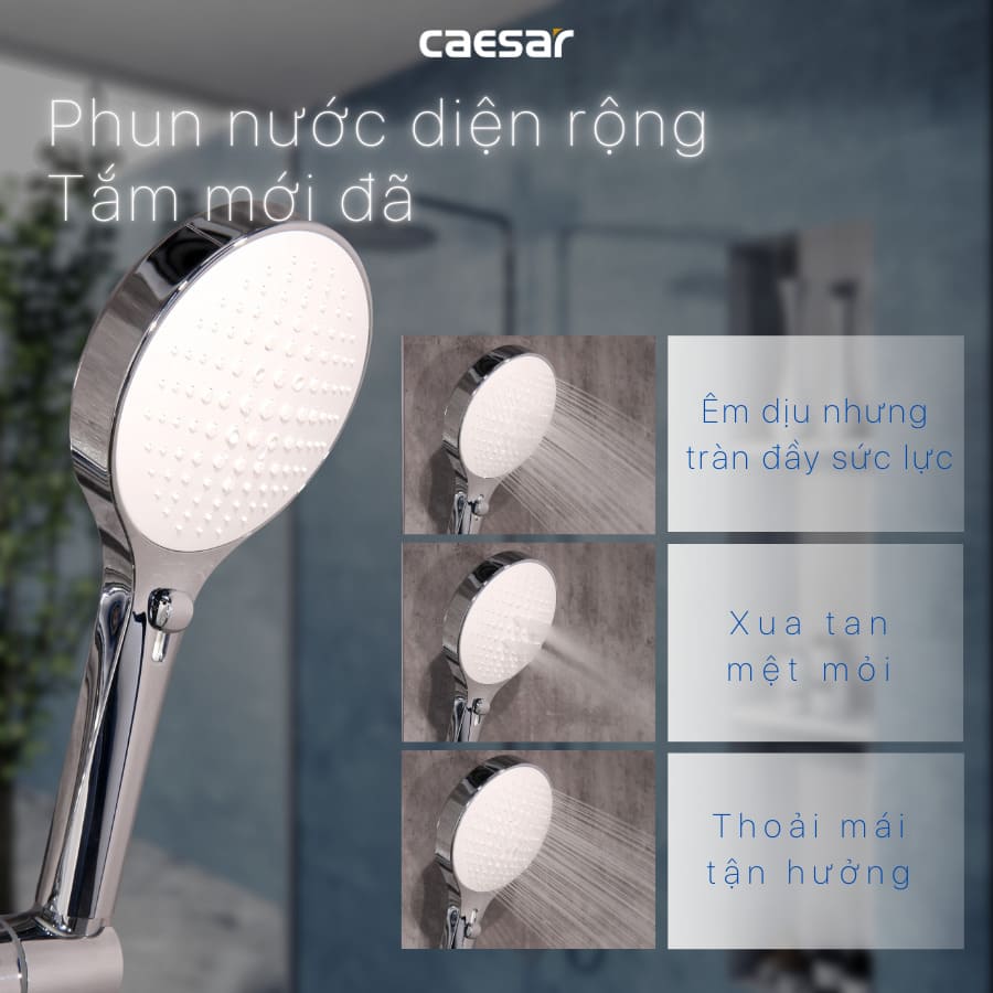 Tay sen tắm 3 chế độ Caesar SH238 - 4