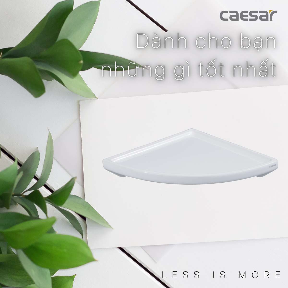 Kệ góc sứ Caesar Q999 - 7