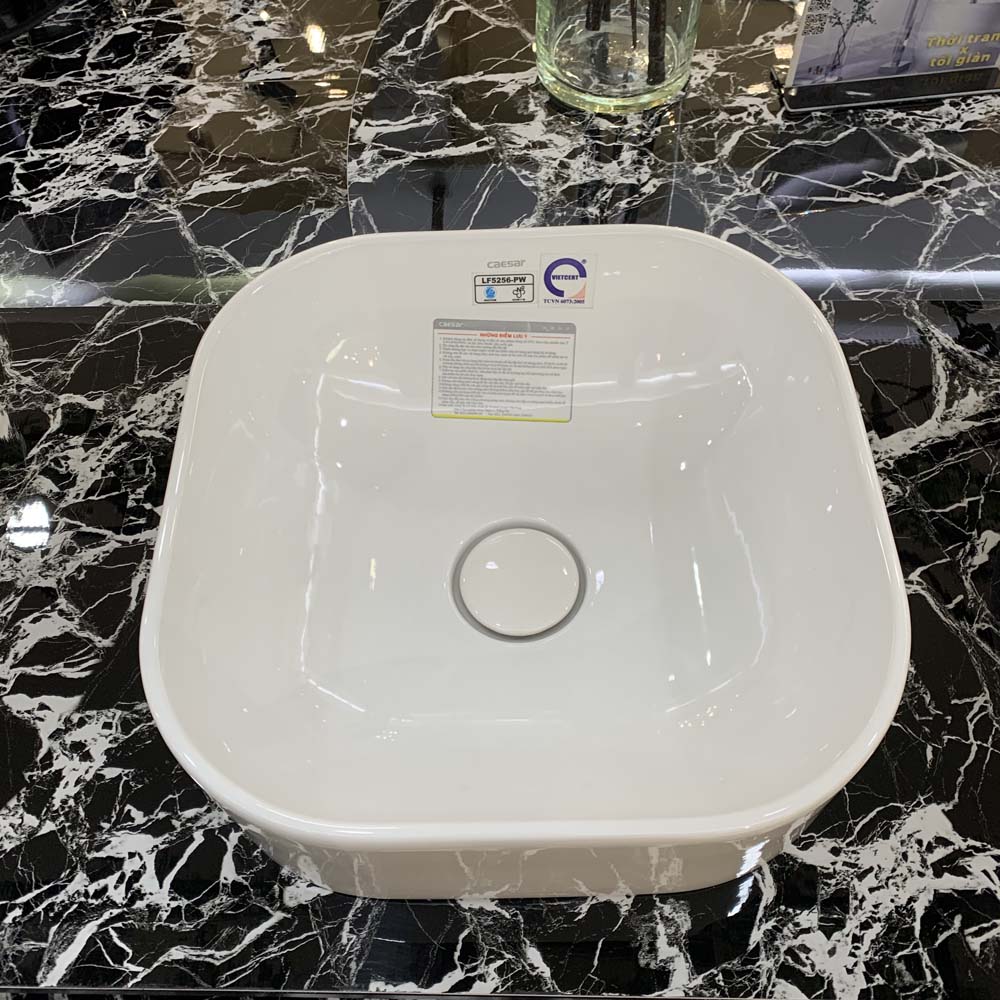Chậu lavabo đặt bàn Caesar LF5256 - 3