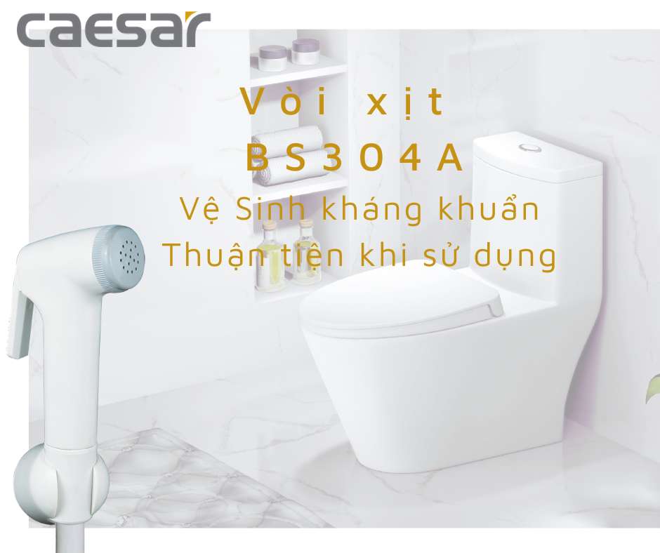 Vòi xịt vệ sinh Caesar BS304A - 7