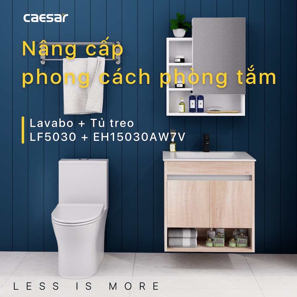 Tủ lavabo Caesar EH15030AW7V - 2