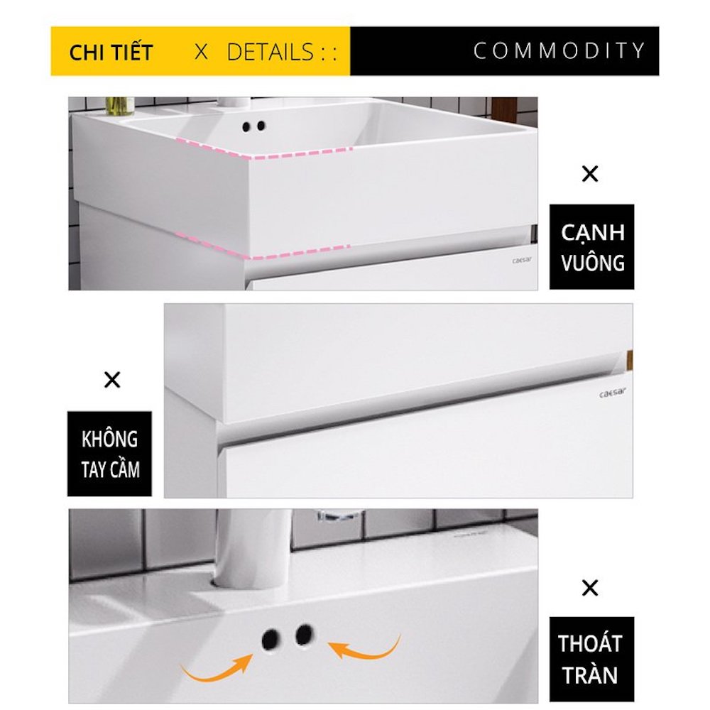 Tủ lavabo Caesar EH05263AV - 12