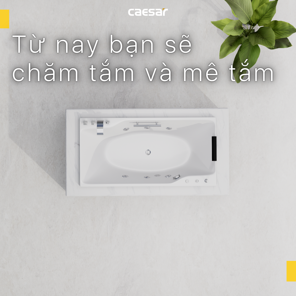 Bồn tắm massage Caesar MT0870 - 10