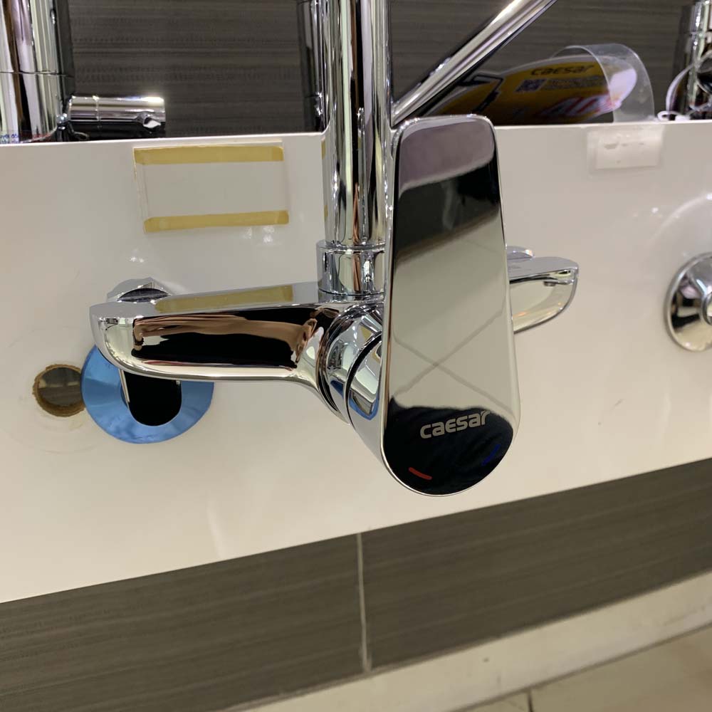 Vòi bếp nóng lạnh gắn tường Caesar K535C - 5